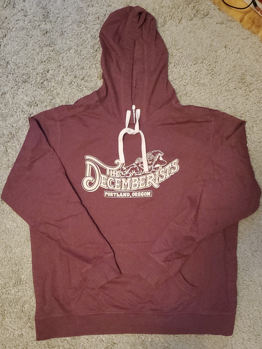 The Decemberists Maroon Pullover Hoodie
